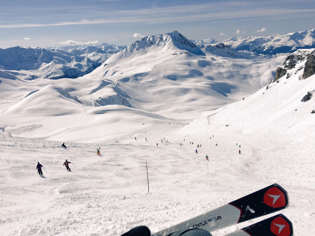 à coté de la location aux Arcs 1800