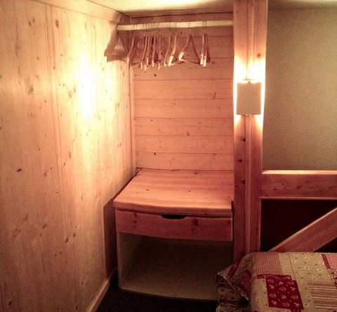 Chambre 1 lit simple location les Arcs 1800 (autre vue 3)