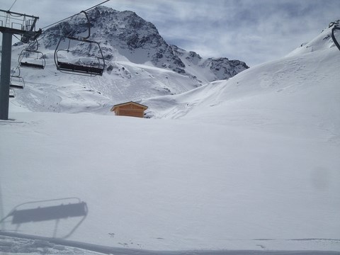 Pistes accessibles de la location les Arcs 1800