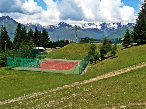 Tennis location les Arcs 1800