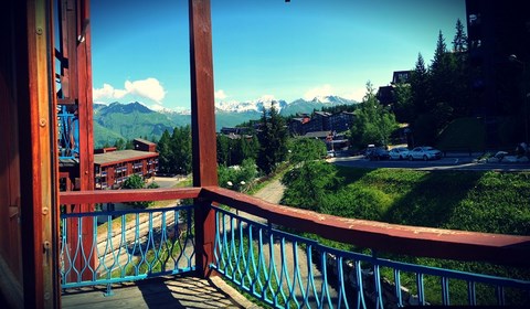 Terrasse de la  location les Arcs 1800