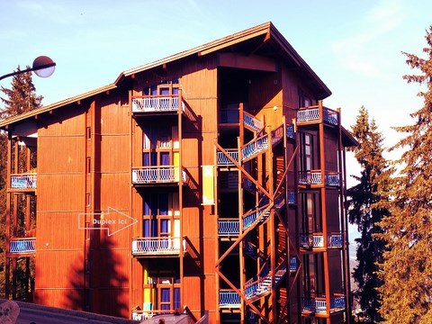 Vue de la résidence de la location les Arcs 1800